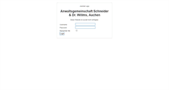 Desktop Screenshot of en.anwaltsgemeinschaft-ac.de