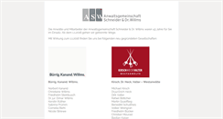 Desktop Screenshot of de.anwaltsgemeinschaft-ac.de